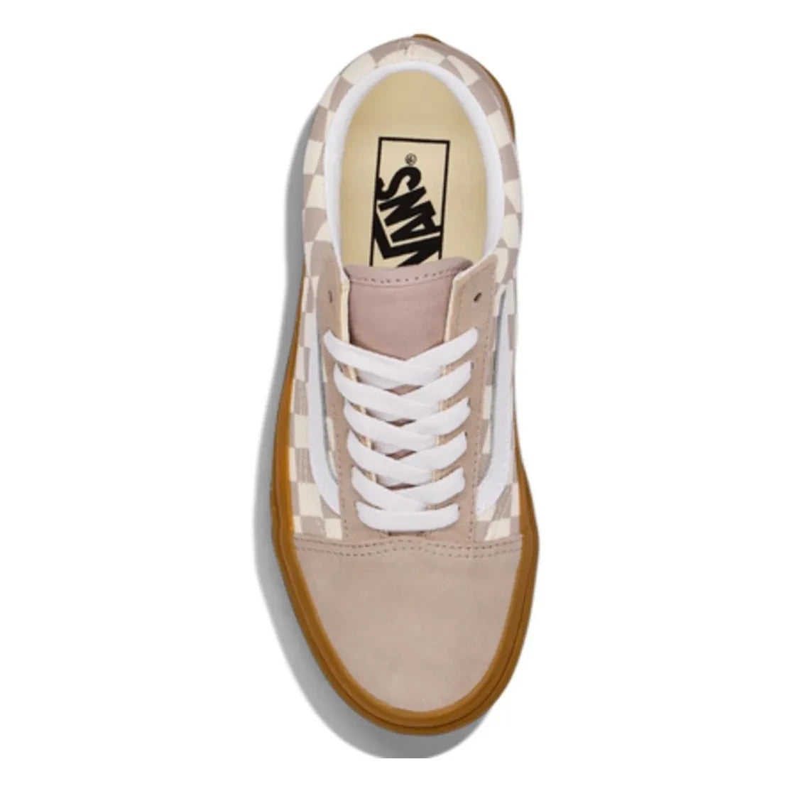 Vans - Sneakers Laces Old Skool Gum Check J | Light brown