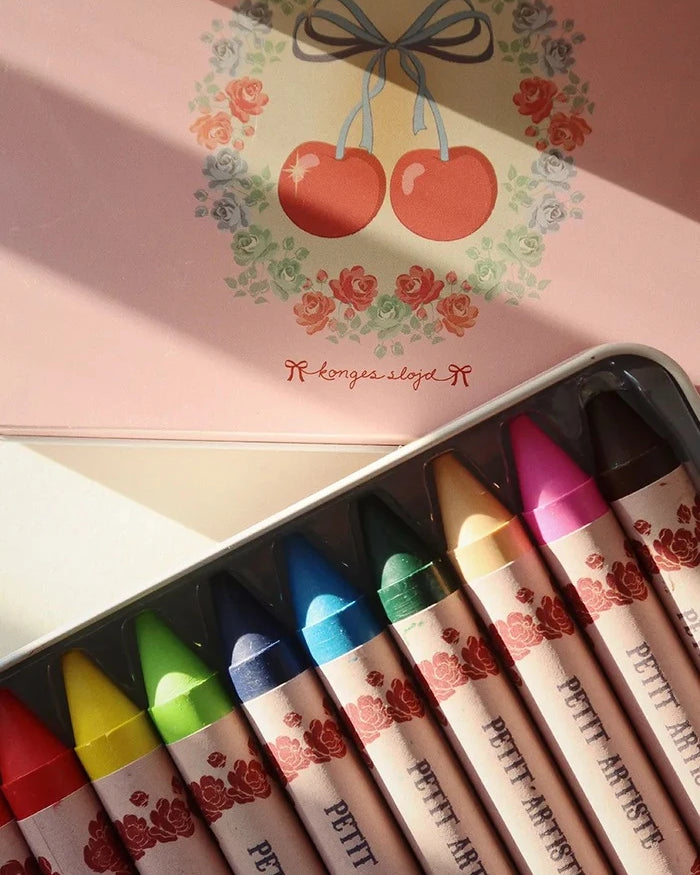 Konges Sløjd Balmumlu Pasteller CRAYONS BEES WAX 10 PCS