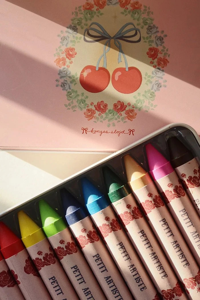 Konges Sløjd Balmumlu Pasteller CRAYONS BEES WAX 10 PCS