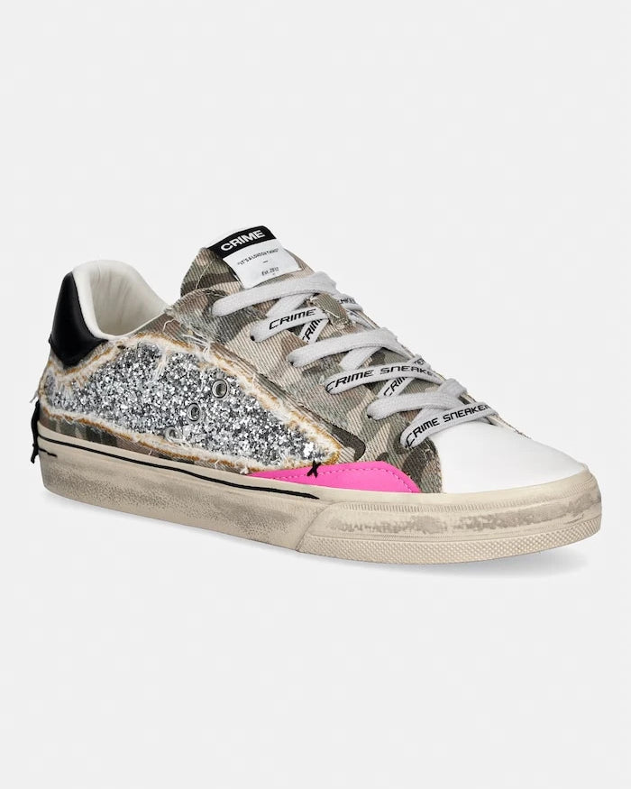Crime London DISTRESSED PLATFORM Sneaker