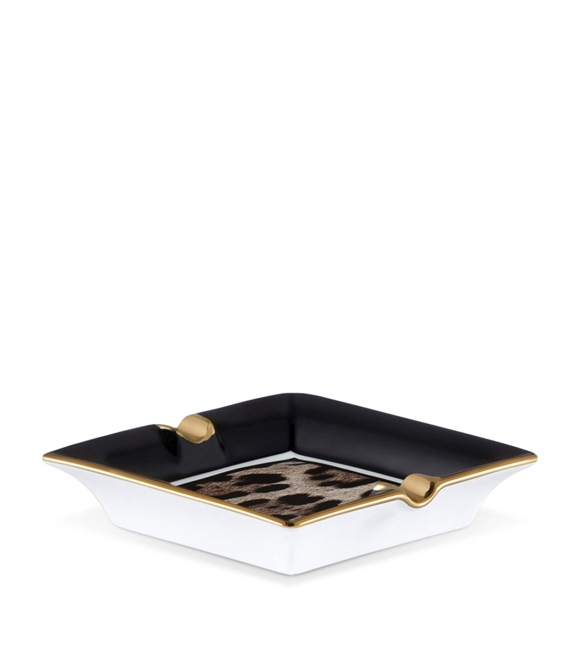 Dolce & Gabbana Casa Porcelain Leopard Ashtray