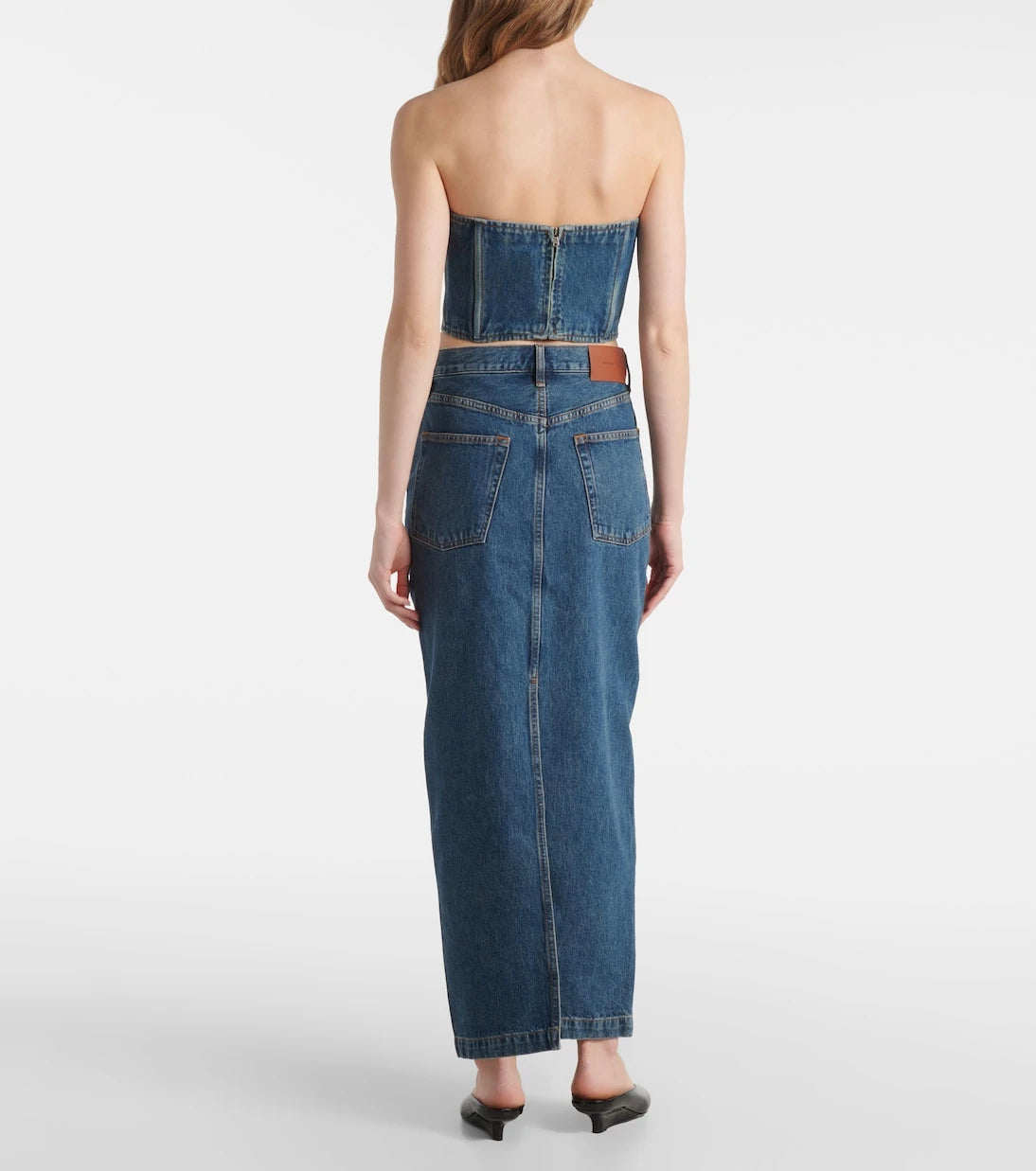 Wardrobe.NYC - توب دنيم أنبوبي