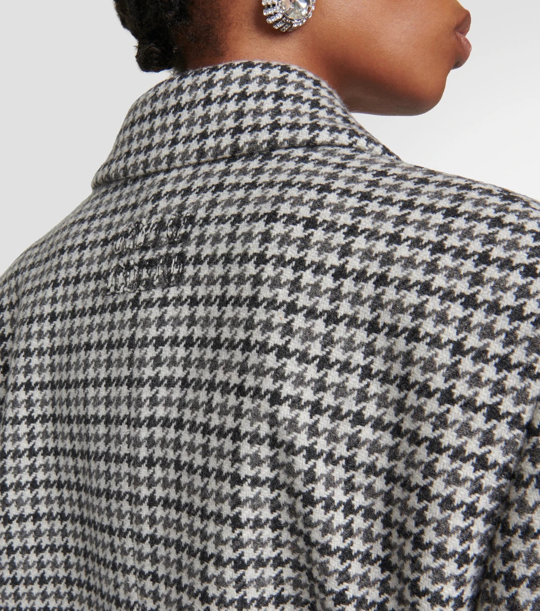 Miu Miu - Single-breasted virgin wool coat