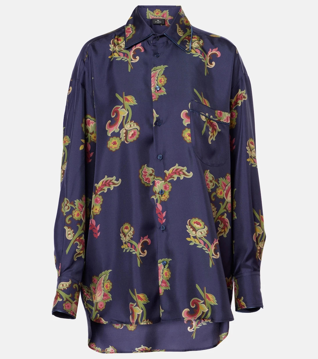 Etro - Printed silk shirt