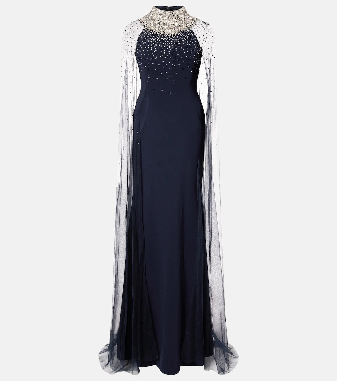 Jenny Packham - Zadie caped embellished gown