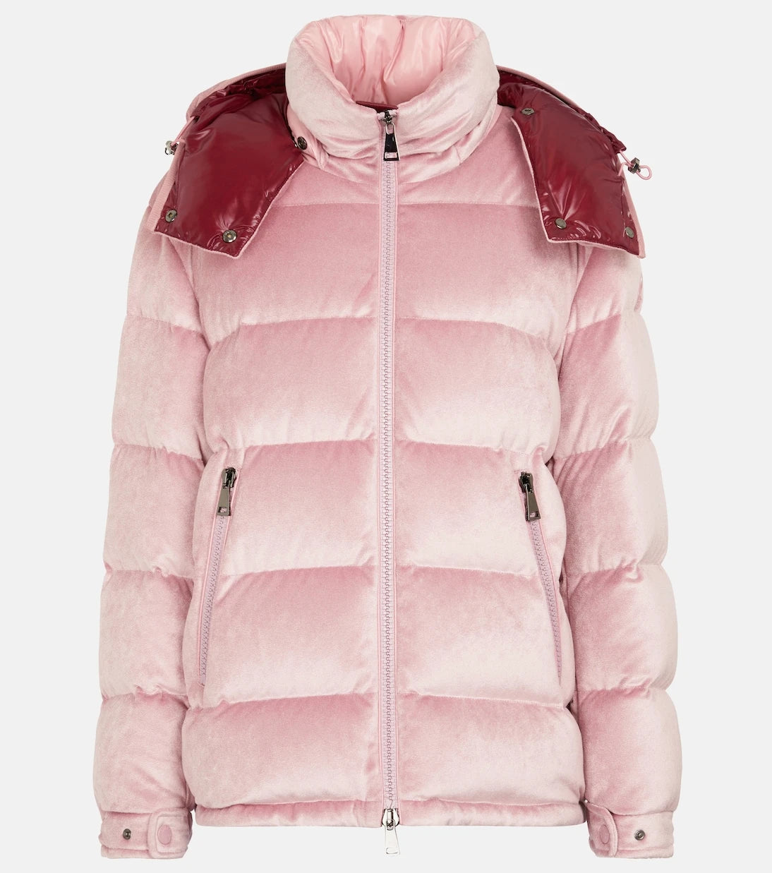 Moncler - Holostee kapitone kadife ceket