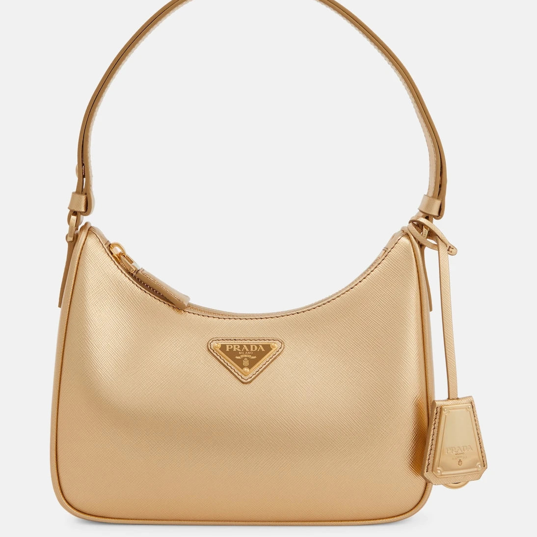 Prada - حقيبة كتف كليو ميني جلدية