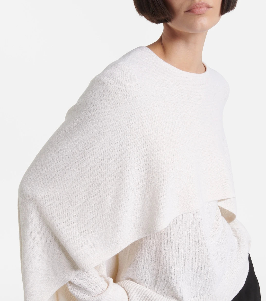 Toteme - Knitted silk cape
