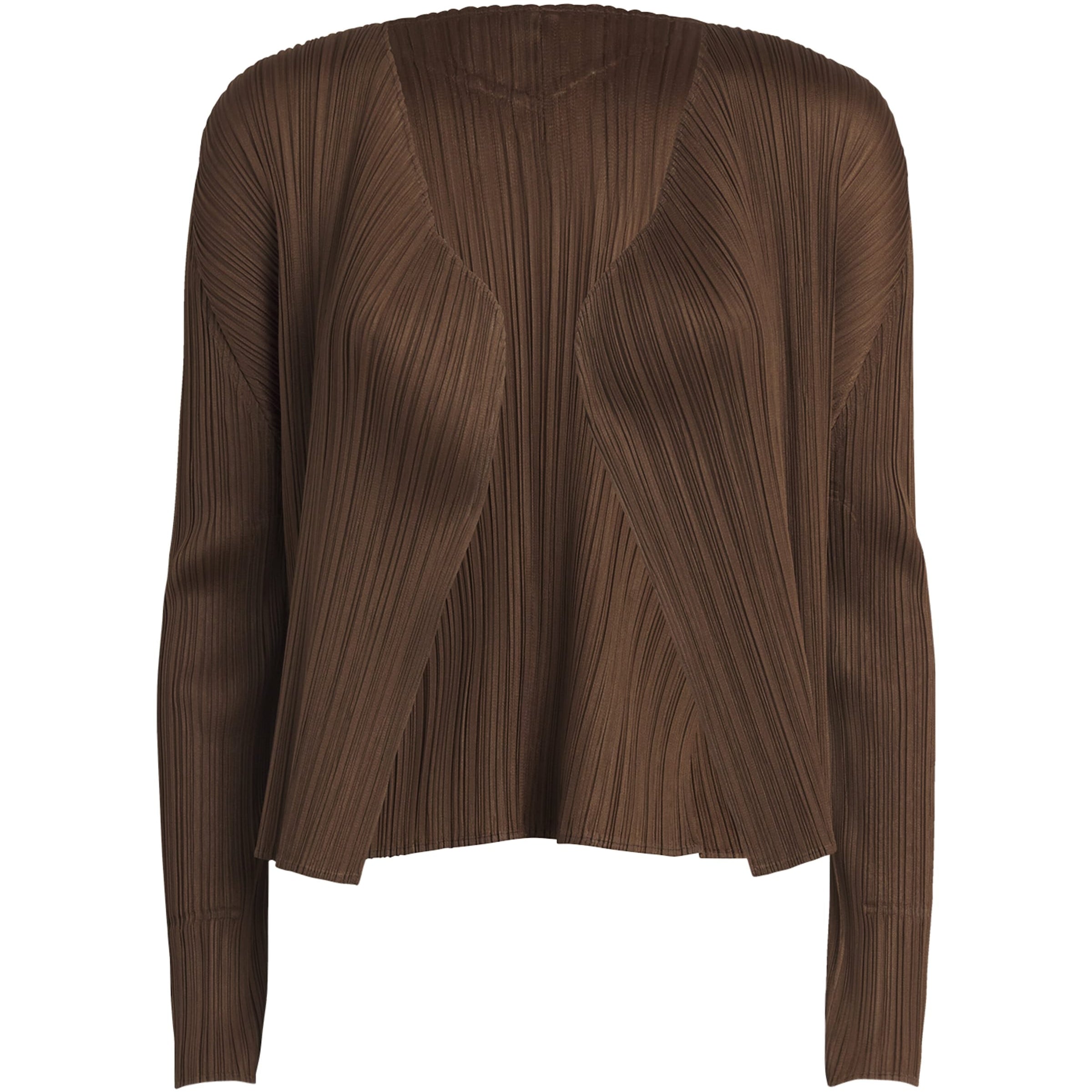 Pleats Please Issey Miyake Brown New Colorful Basics Tank Top