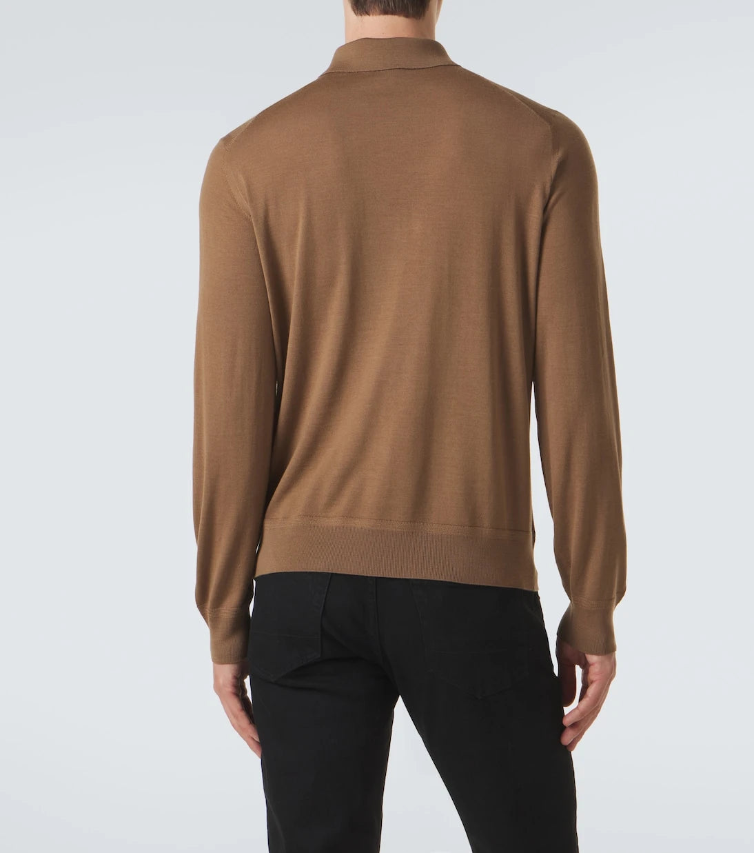 Tom Ford - Wool gauge polo sweater