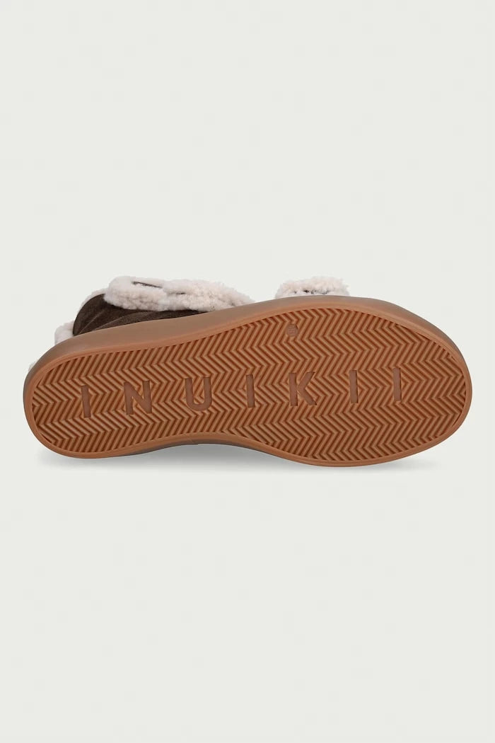 Inuikii Shearling Velcro High süet kadın spor ayakkabı