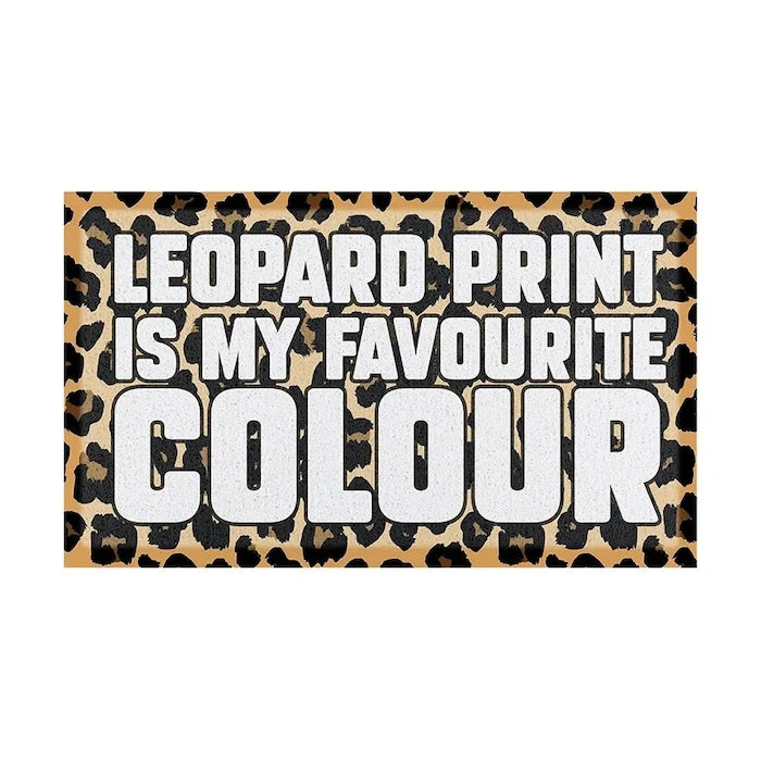 Artsy Doormats Brown Leopard 70x40 cm Paspas