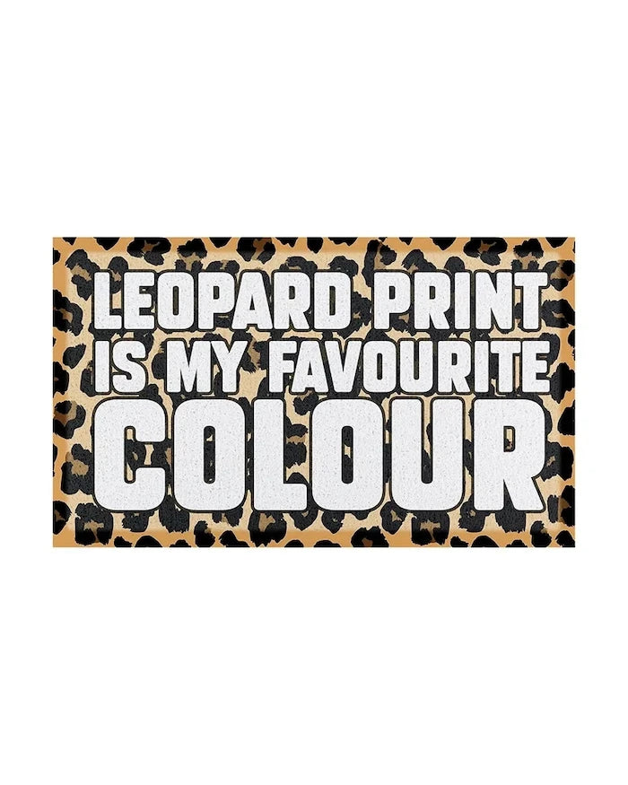 Artsy Doormats Brown Leopard 70x40 cm Paspas