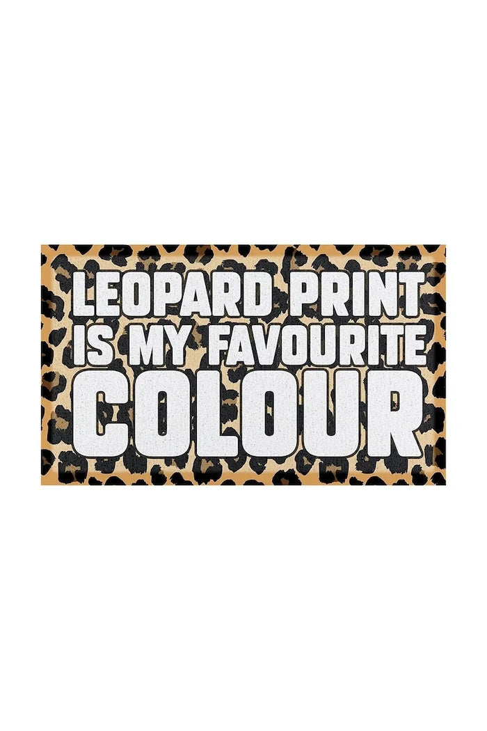 Artsy Doormats Brown Leopard 70x40 cm Paspas