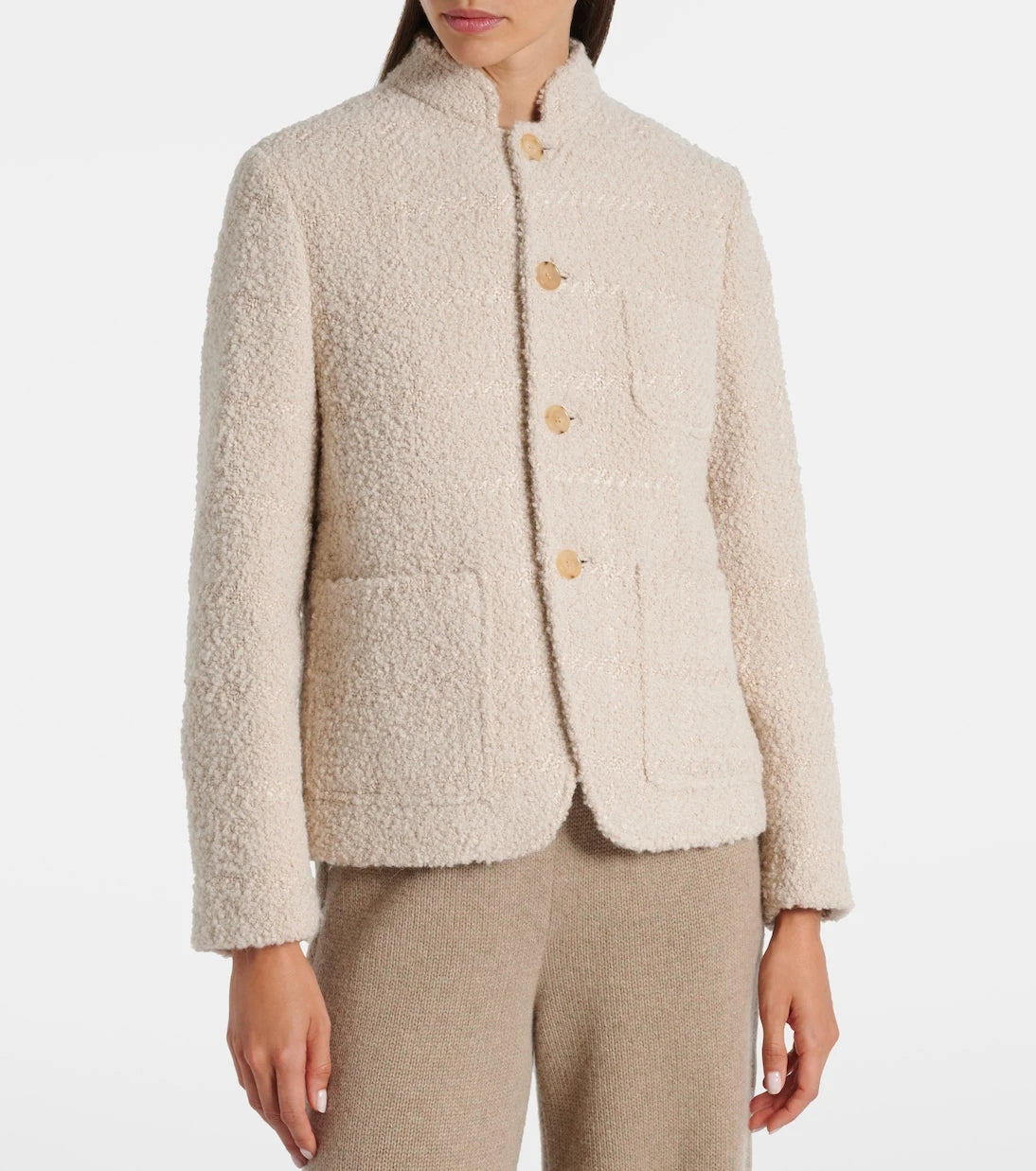 Loro Piana - Spagna Mini SB bouclé wool-blend jacket