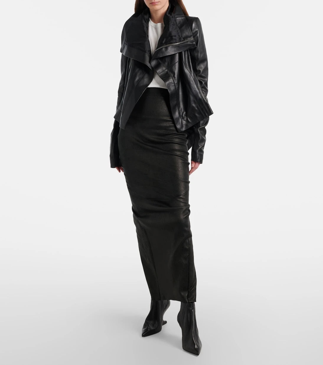 Rick Owens - Naska leather biker jacket