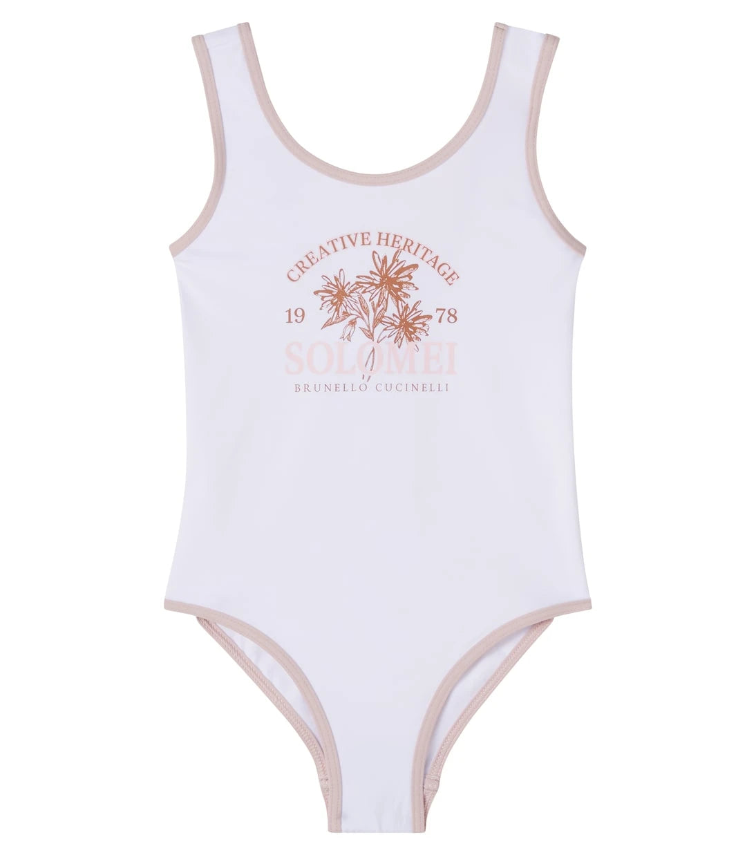 Brunello Cucinelli Kids - Printed swimsuit