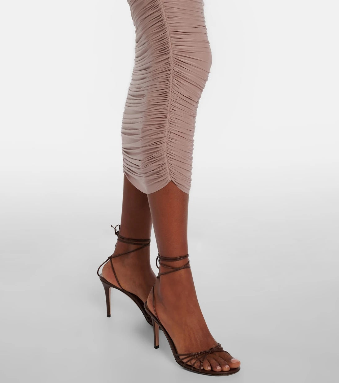 Alex Perry - Draped jersey bustier dress