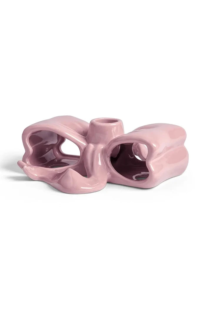 Декоративен свещник &k amsterdam ribbon pink