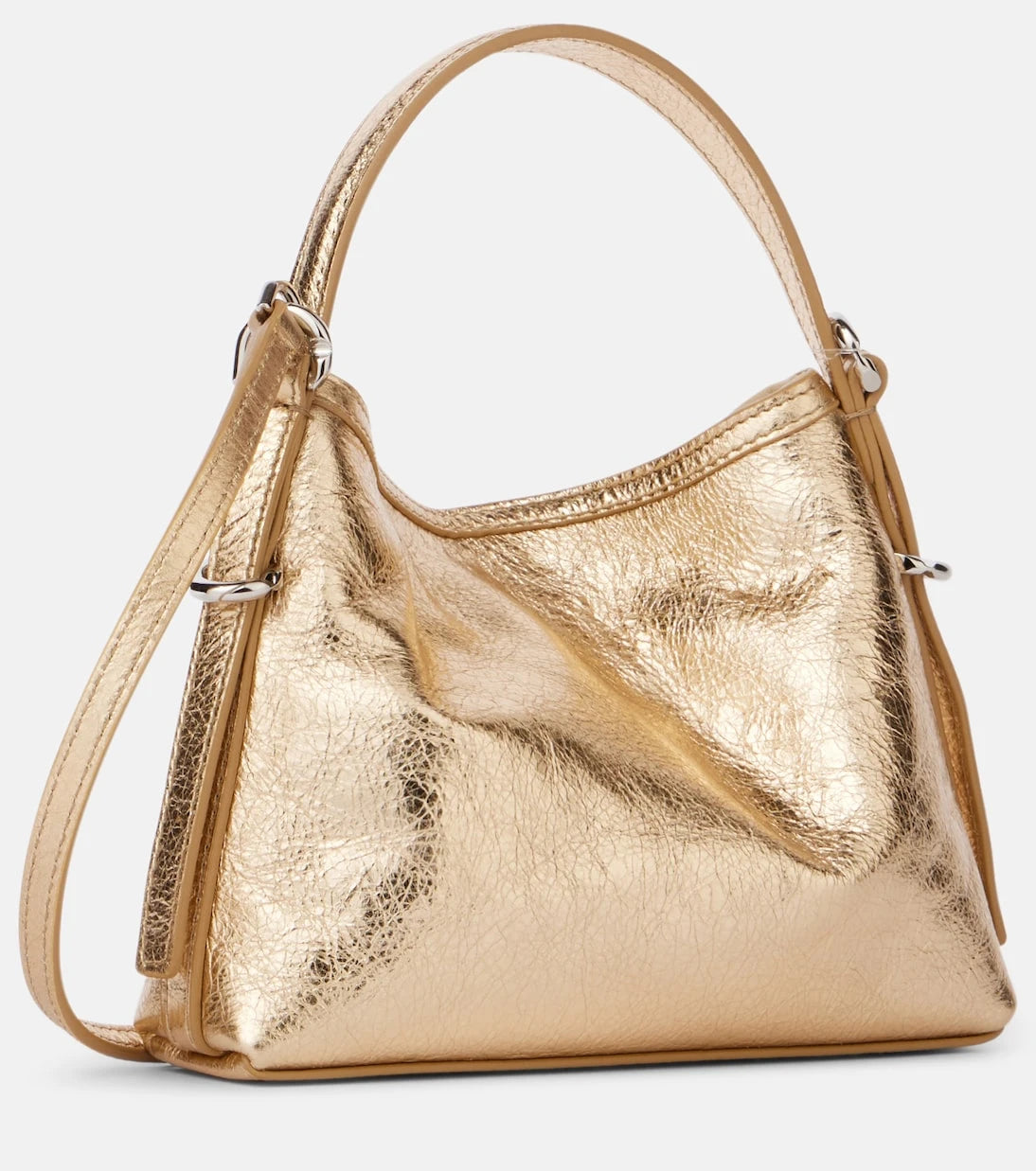 Givenchy - Voyou Nano metallic leather tote bag