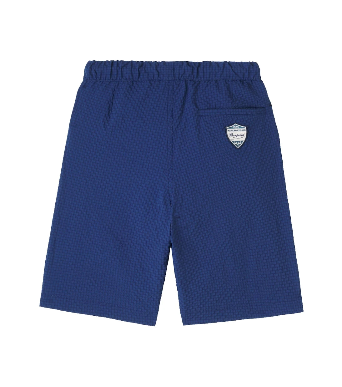 Bonpoint - Ethan checked patch-appliqué shorts