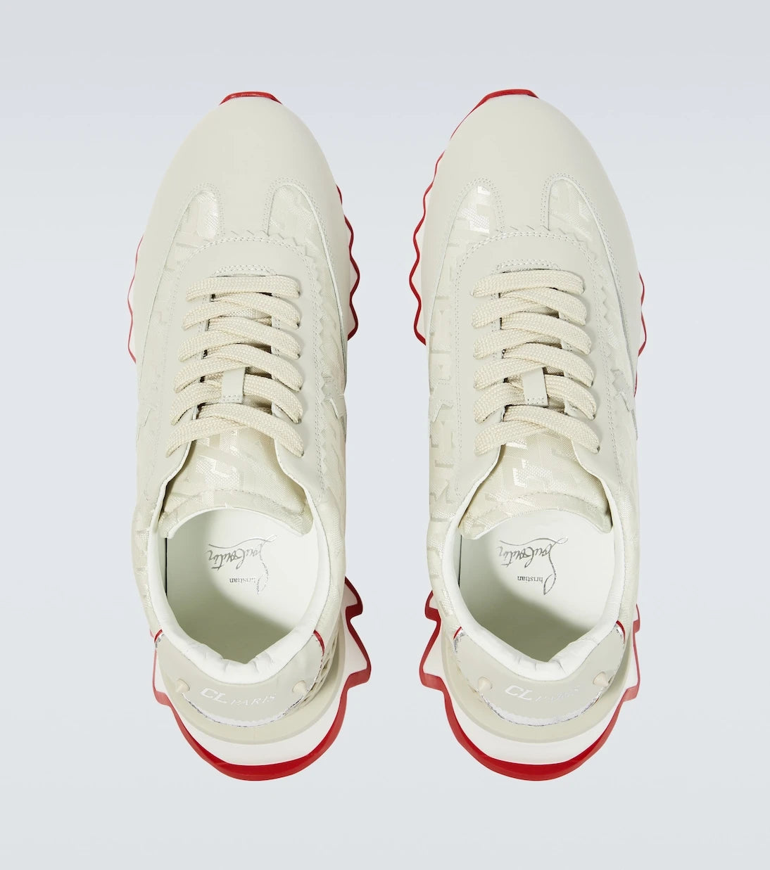 Christian Louboutin - Loubishark leather sneakers