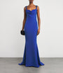 Safiyaa Blue Embellished Melina Gown