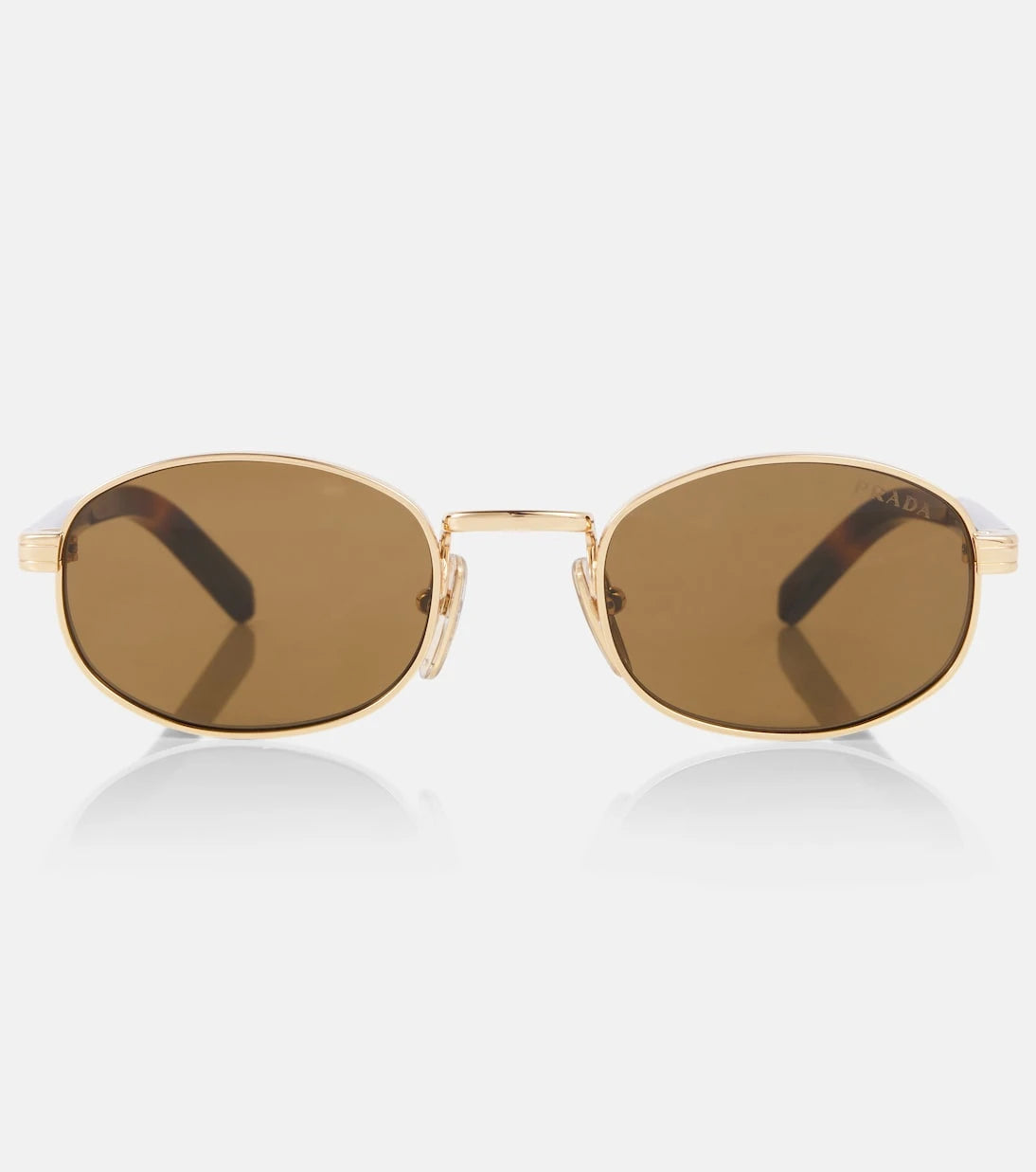 Prada - Iconic Plaque round sunglasses