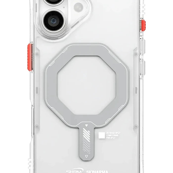 Yerleşik manyetik halkalı telefon kılıfı Skinarma Saido iPhone 17