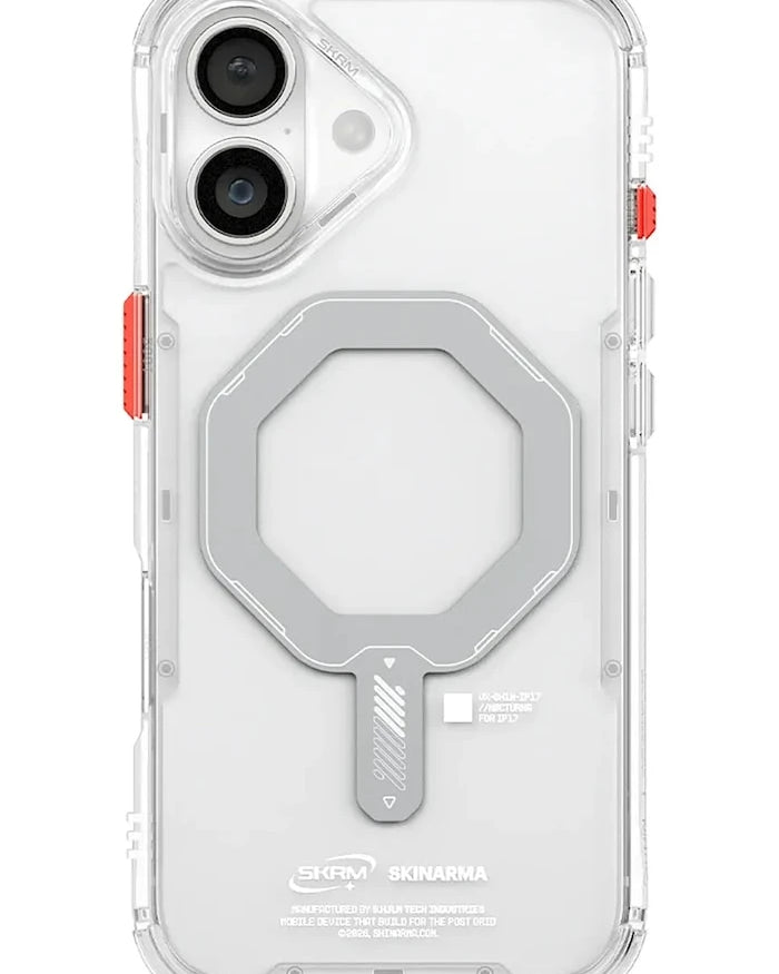 Yerleşik manyetik halkalı telefon kılıfı Skinarma Saido iPhone 17