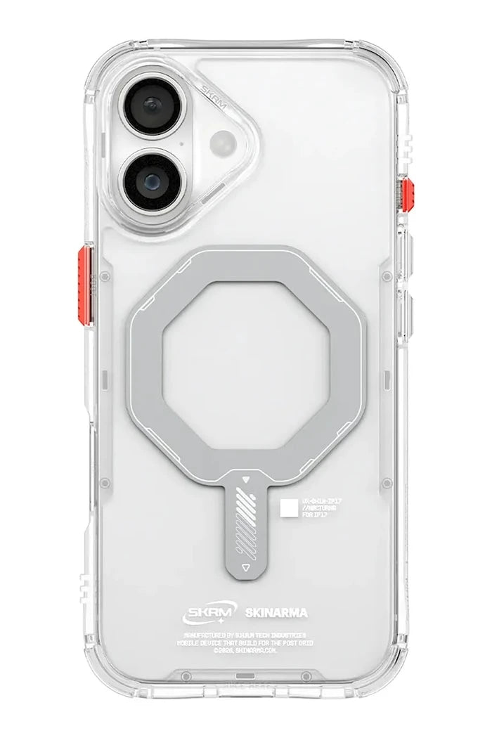 Yerleşik manyetik halkalı telefon kılıfı Skinarma Saido iPhone 17