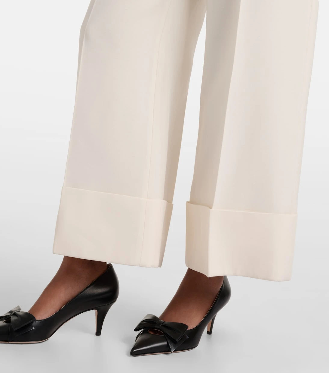 Valentino - Crepe Couture wide-leg pants