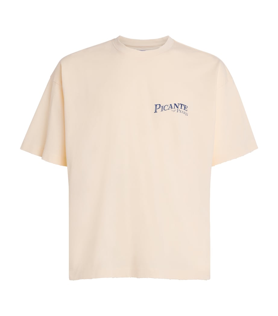 Picante Organic Cotton Peaks Logo T-Shirt
