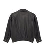 Saint Laurent Black Leather Bomber Jacket