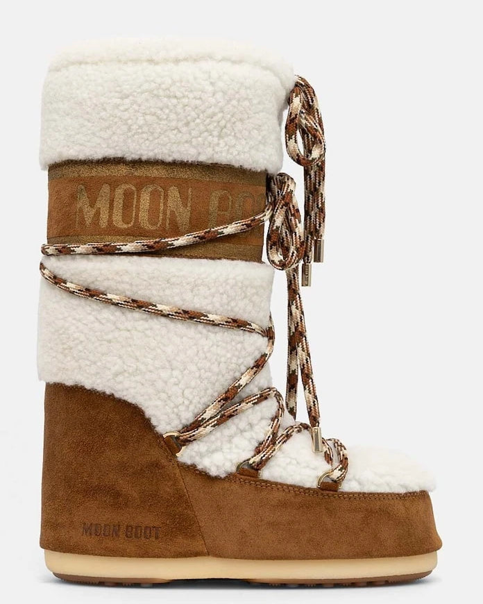 Moon Boot MB ICON SHEARLING Kadın Kürklü Kar Botu
