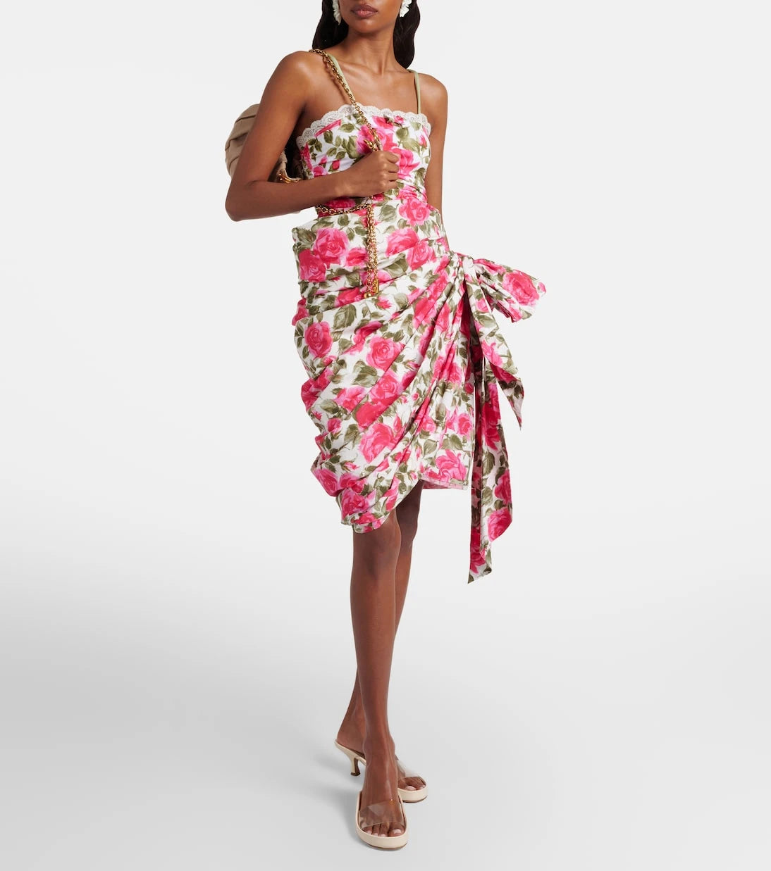 Chloé - Floral ruched bodysuit