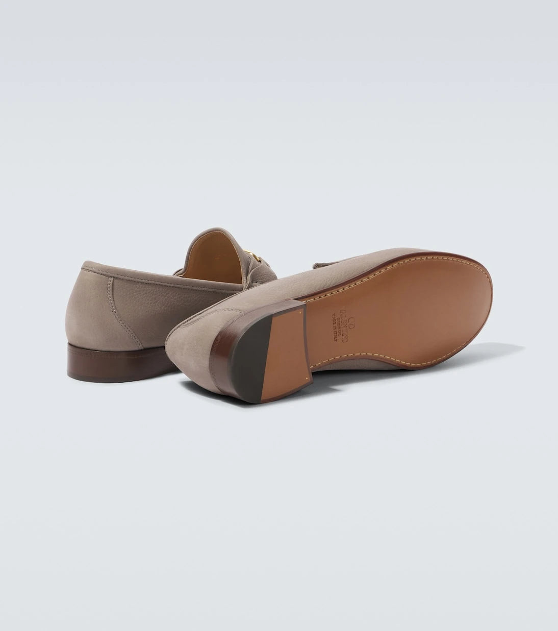 Valentino Garavani - VLogo leather loafers
