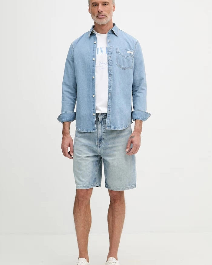 Calvin Klein Jeans erkek denim gömlek