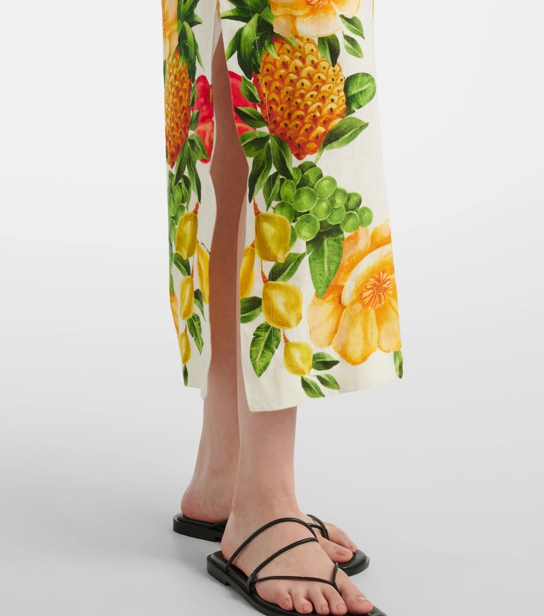 Farm Rio - Floral linen maxi dress