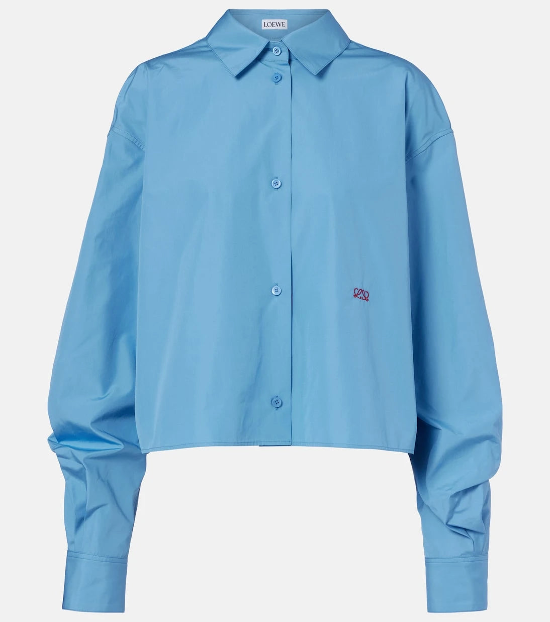 Loewe - Anagram embroidered cotton shirt
