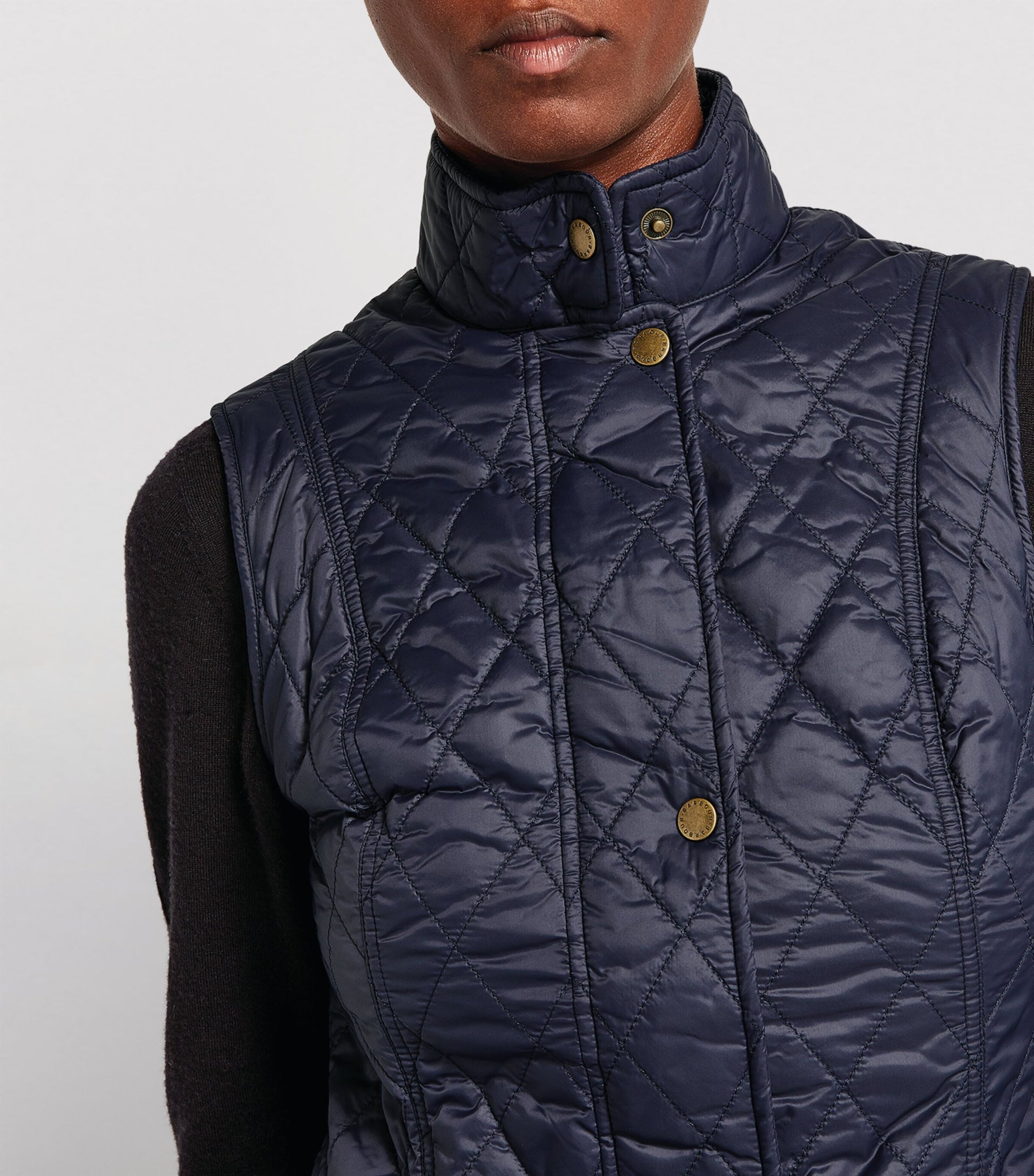 Navy Quilted Otterburn Gilet