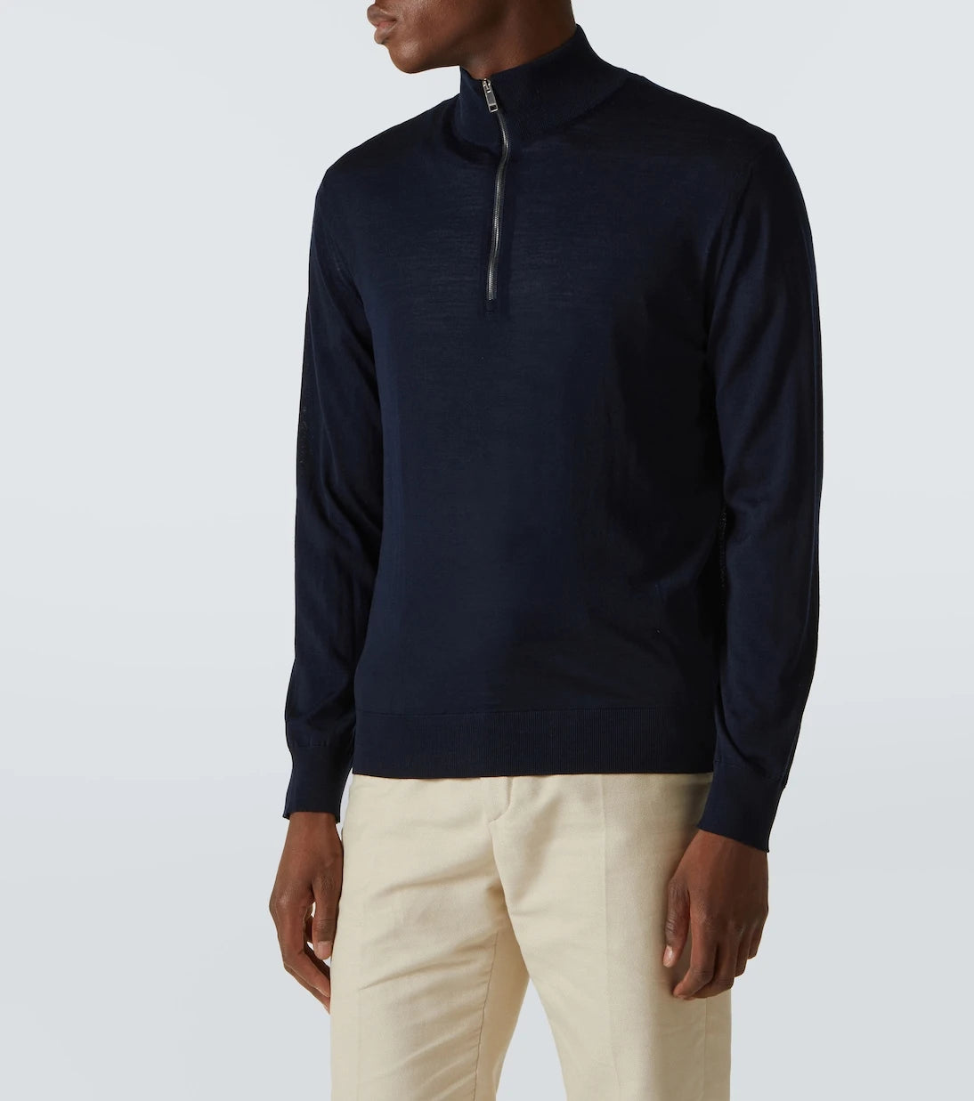 Zegna - Wool half-zip sweater