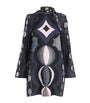 Pucci Black Silk High-Neck Mini Dress