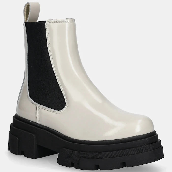 Tommy Hilfiger TH SHINY LEATHER CHELSEA Deri Chelsea Bot