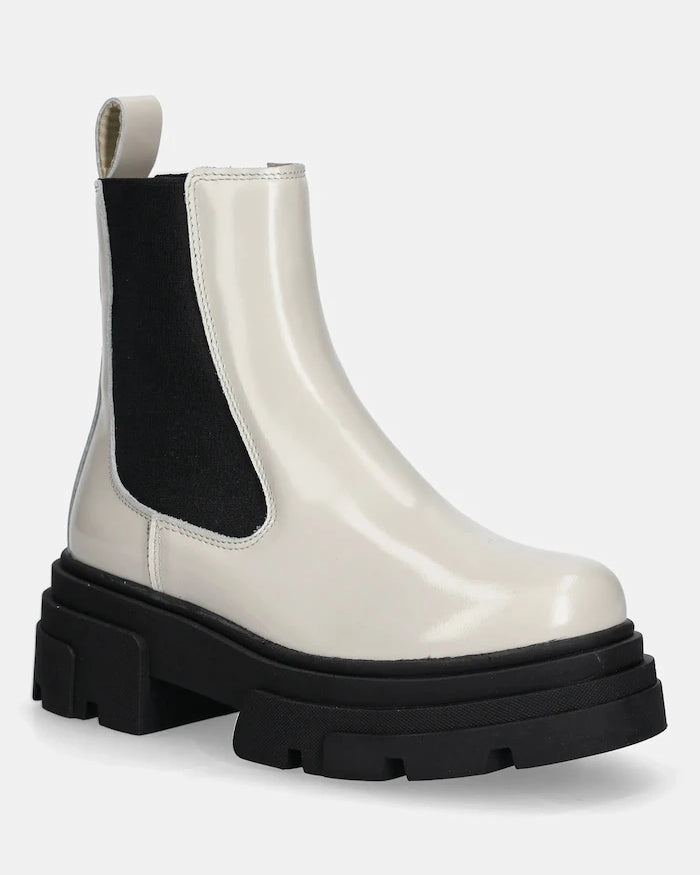 Tommy Hilfiger TH SHINY LEATHER CHELSEA Deri Chelsea Bot