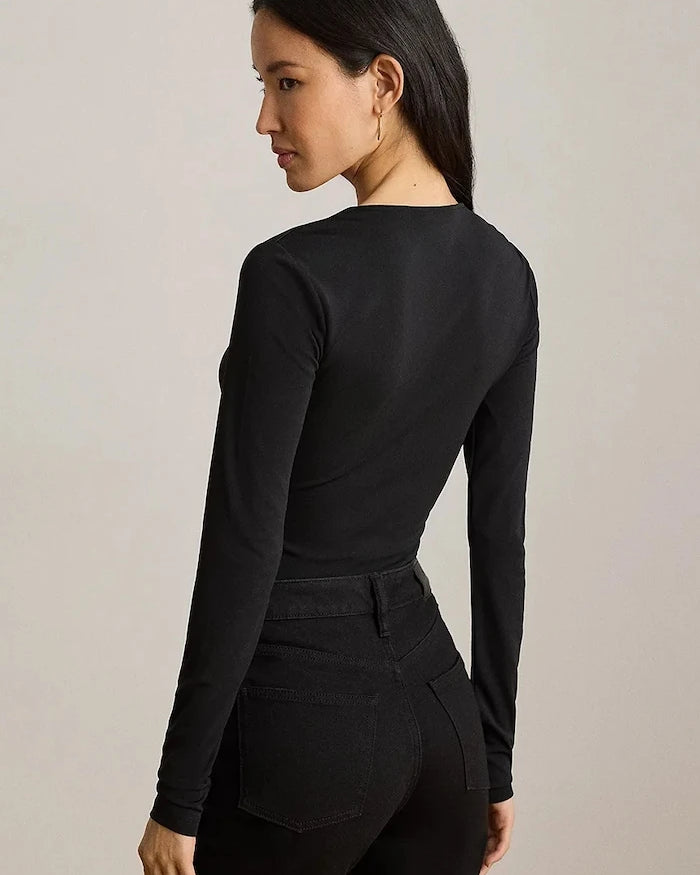 Lauren Ralph Lauren uzun kollu kadın bluzu