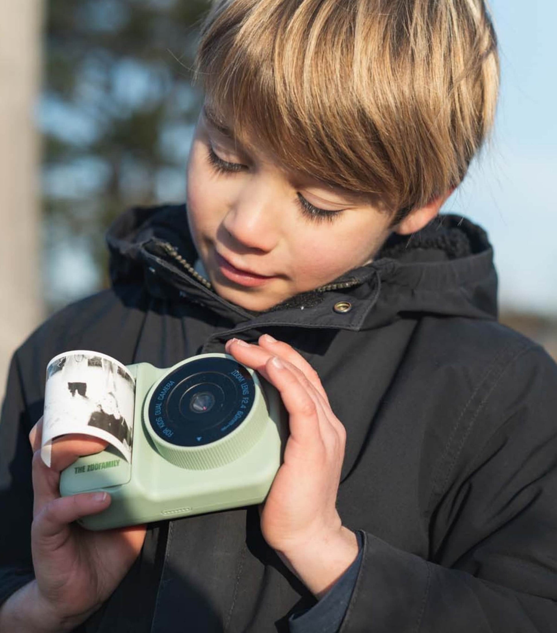 Zoo Print Dino Green P2 Camera