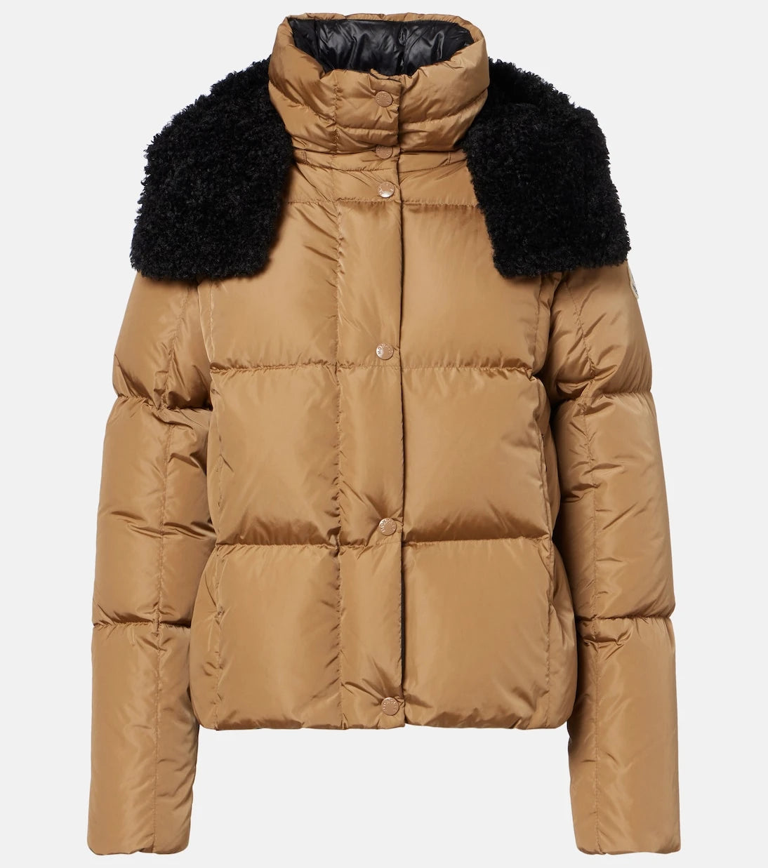 Moncler - Castelnou teddy-trimmed down jacket
