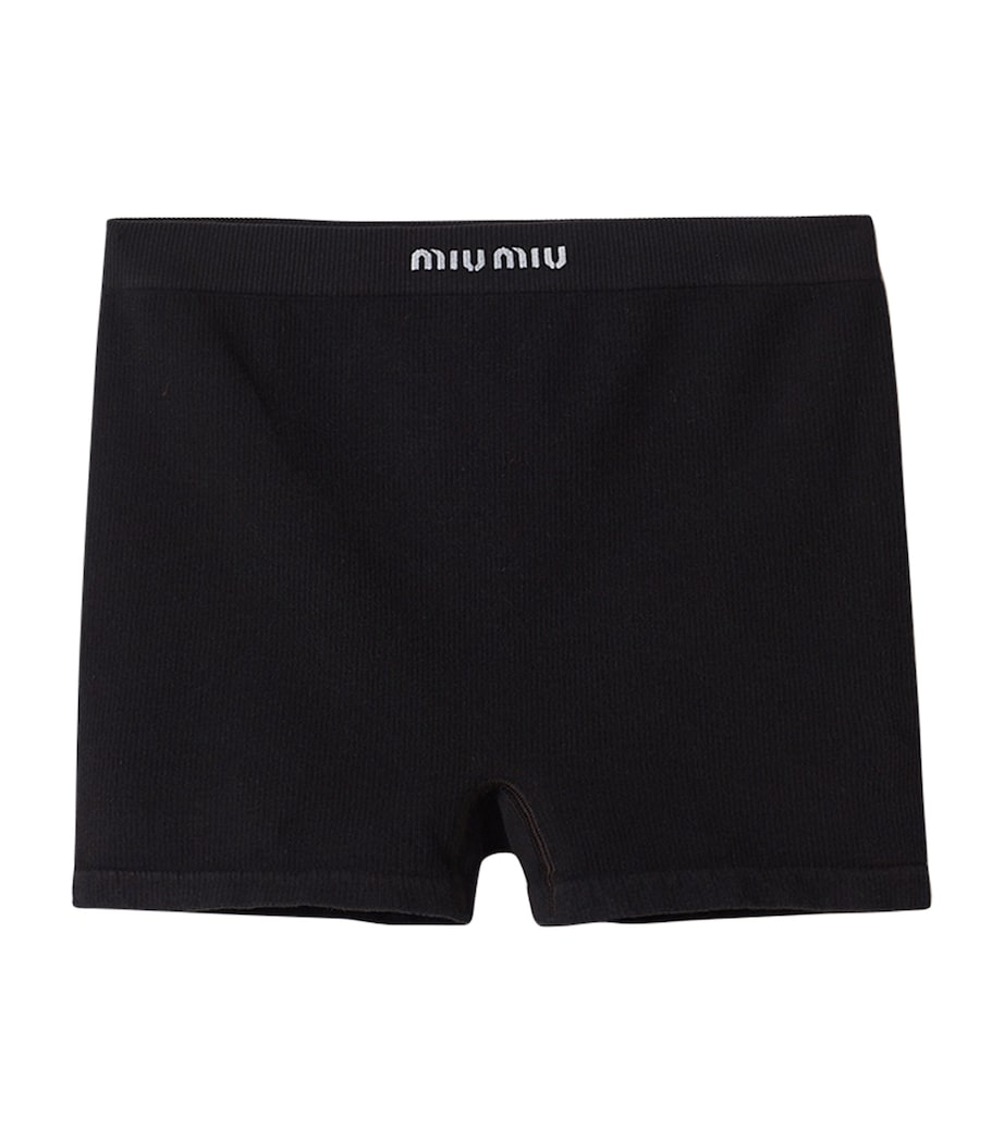 Ribbed Seamless Boxer Shorts