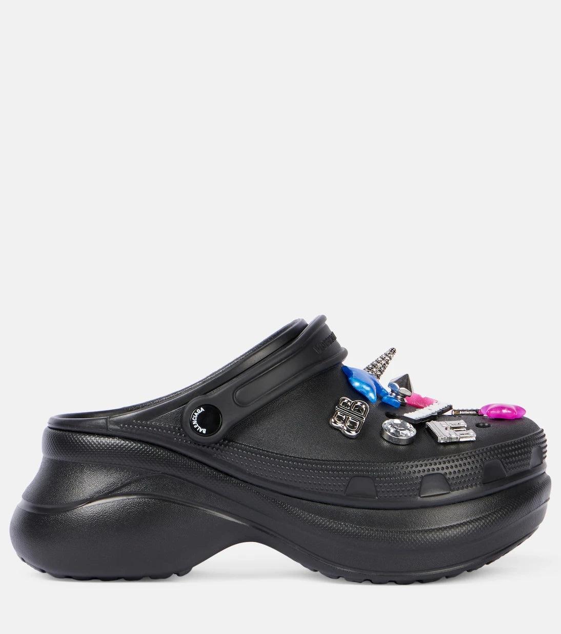 Balenciaga - x Crocs بغال بلاتفورم مزخرفة